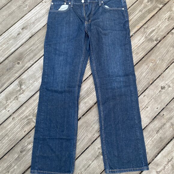 Vintage Levi Strauss Velvet Embroidered Jeans Size 34 / 32 Blue - Picture 6 of 7